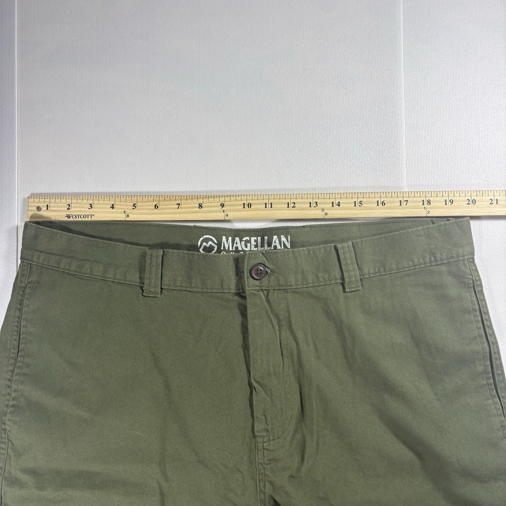 Magellan Outdoors Men's Shorts Size 40 Olive Green Cotton Hiking Outdoor Casual - Picture 6 of 6